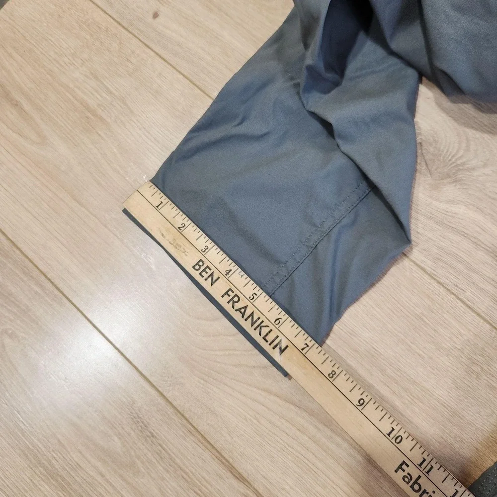 Duluth Trading Flex Dry On The Fly Pants Mens 30x30 Gray Cargo Stretch Workwear